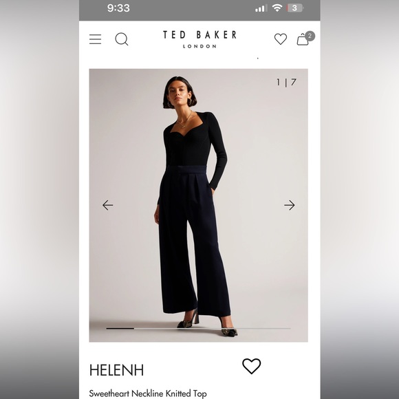 Ted baker hearth line sweater size 2 NWOT - Picture 1 of 3